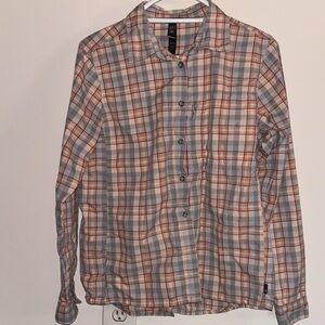 Mountain Hardware🛠️ Antimicrobial Button Down Long Sleeve Shacket, Size Medium